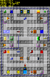 Thumbnail for a map of 064: PRACTICE for the PC game Chip's Challenge 2.