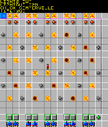 Thumbnail for a map of 068: LIGHTS OUT for the PC game Chip's Challenge 2.