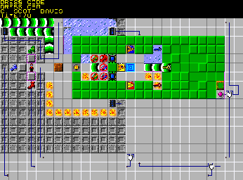 Thumbnail for a map of 075: DRESS CODE for the PC game Chip's Challenge 2.