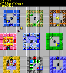Thumbnail for a map of 084: OFF KEY for the PC game Chip's Challenge 2.