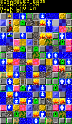 Thumbnail for a map of 085: SCRAMBLED EGGS for the PC game Chip's Challenge 2.