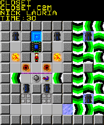 Thumbnail for a map of 089: CLOSET for the PC game Chip's Challenge 2.
