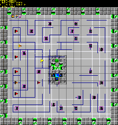 Thumbnail for a map of 092: TRIPWIRES for the PC game Chip's Challenge 2.