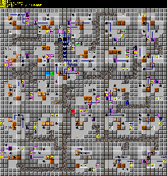 Thumbnail for a map of 100: CRAZY for the PC game Chip's Challenge 2.