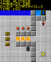 Thumbnail for a map of 101: TANK BLOCKER for the PC game Chip's Challenge 2.