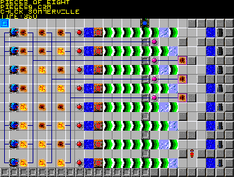 Thumbnail for a map of 104: PIECES OF EIGHT for the PC game Chip's Challenge 2.