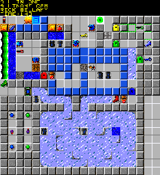 Thumbnail for a map of 105: ALL-IN-ONE for the PC game Chip's Challenge 2.
