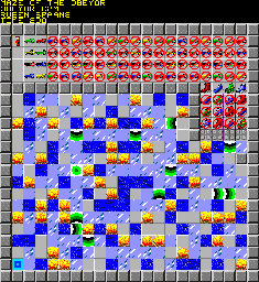 Thumbnail for a map of 106: MAZE OF THE OBEYOR for the PC game Chip's Challenge 2.