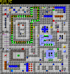 Thumbnail for a map of 108: REPAER MIRG for the PC game Chip's Challenge 2.