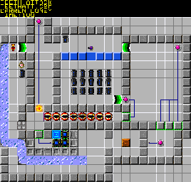 Thumbnail for a map of 113: TEETH ATTACK for the PC game Chip's Challenge 2.