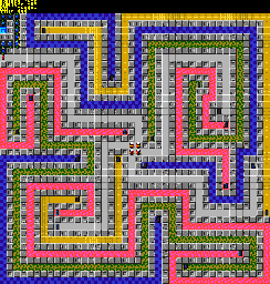 Thumbnail for a map of 127: BOMBER MAZE for the PC game Chip's Challenge 2.