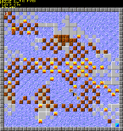 Thumbnail for a map of 128: WINTER IN THE MARSH for the PC game Chip's Challenge 2.