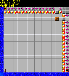 Thumbnail for a map of 129: FIRING RANGE for the PC game Chip's Challenge 2.