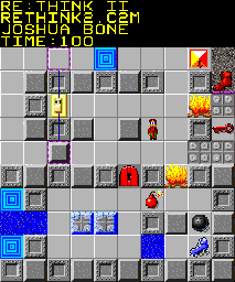 Thumbnail for a map of 139: RE:THINK II for the PC game Chip's Challenge 2.