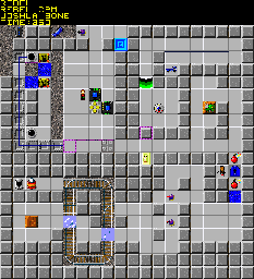 Thumbnail for a map of 140: REBEL for the PC game Chip's Challenge 2.