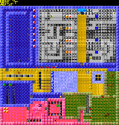 Thumbnail for a map of 149: BANQUET HALL for the PC game Chip's Challenge 2.