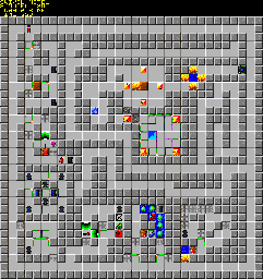 Thumbnail for a map of 157: SWIVEL MOTEL for the PC game Chip's Challenge 2.