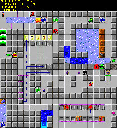 Thumbnail for a map of 158: NO EASY TASK for the PC game Chip's Challenge 2.