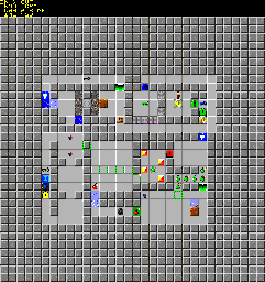 Thumbnail for a map of 159: IN & OUT for the PC game Chip's Challenge 2.