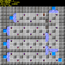 Thumbnail for a map of 161: DODGEBALL for the PC game Chip's Challenge 2.