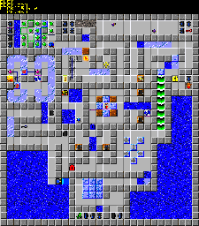 Thumbnail for a map of 163: BLOX for the PC game Chip's Challenge 2.