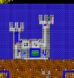 Thumbnail for a map of 171: HAUNTED CASTLE for the PC game Chip's Challenge 2.