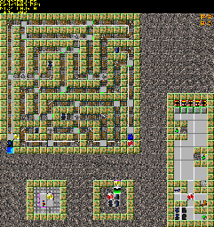 Thumbnail for a map of 172: CAMPGROUNDS for the PC game Chip's Challenge 2.