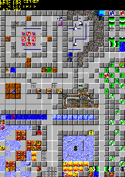 Thumbnail for a map of 176: LINE AND SINKER for the PC game Chip's Challenge 2.