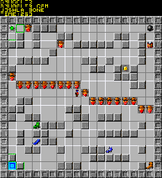 Thumbnail for a map of 180: SMUGGLER for the PC game Chip's Challenge 2.