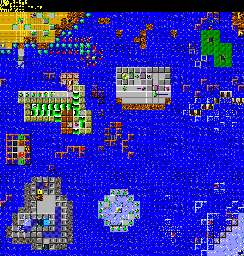 Thumbnail for a map of 182: SEA QUEUE for the PC game Chip's Challenge 2.