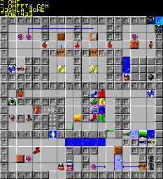 Thumbnail for a map of 188: CLONE for the PC game Chip's Challenge 2.