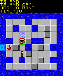 Thumbnail for a map of 189: ISLAND for the PC game Chip's Challenge 2.