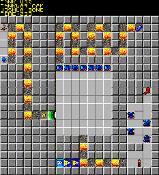 Thumbnail for a map of 193: TANK WAR for the PC game Chip's Challenge 2.
