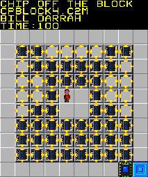 Thumbnail for a map of 198: CHIP OFF THE BLOCK for the PC game Chip's Challenge 2.