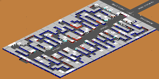 Thumbnail for a map of Budayeen (Northeast) for the PC game Circuit's Edge.