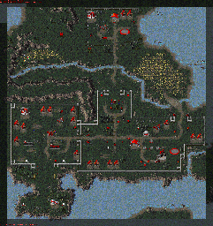 Thumbnail for a map of Allies SCG05EA - Tanya's Tale for the PC game Command & Conquer: Red Alert.