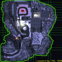 Thumbnail for a map of Mission 07: The Grip Of The Black Hand (In-Game Map) for the PC game Command & Conquer: Renegade.