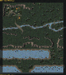 Thumbnail for a map of Jurassic SCJ01EA - Strange Behaviour for the PC game Command & Conquer: Tiberian Dawn.
