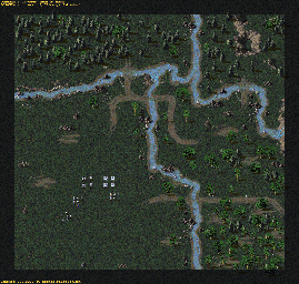 Thumbnail for a map of Jurassic SCJ03EA - Strange Behaviour for the PC game Command & Conquer: Tiberian Dawn.