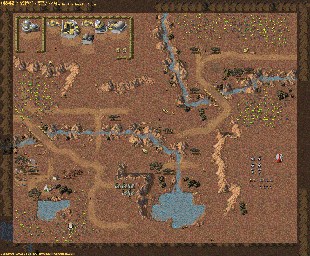 Thumbnail for a map of Nod SCB03EB - Friends Of The Brotherhood for the PC game Command & Conquer: Tiberian Dawn.