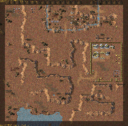Thumbnail for a map of Nod SCB06EA - Extract The Detonator for the PC game Command & Conquer: Tiberian Dawn.