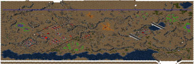 Thumbnail for a map of GDI10B - Destroy Prototype Facility for the PC game Command & Conquer: Tiberian Sun.