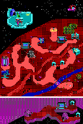 Thumbnail for a map of Fribbulus Xax for the PC game Commander Keen In "Aliens Ate My Baby Sitter!".