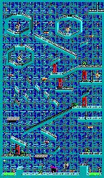 Thumbnail for a map of Level 06 for the PC game Commander Keen In "Aliens Ate My Baby Sitter!".