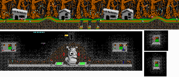 Thumbnail for a map of Level 01 for the PC game Commander Keen In "Goodbye, Galaxy!" - Secret Of The Oracle.