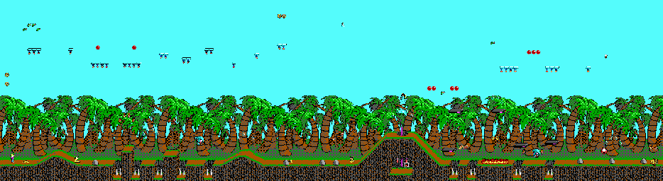 Thumbnail for a map of Level 07 for the PC game Commander Keen In "Goodbye, Galaxy!" - Secret Of The Oracle.