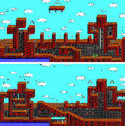 Thumbnail for a map of Level 08 for the PC game Commander Keen In "Goodbye, Galaxy!" - Secret Of The Oracle.