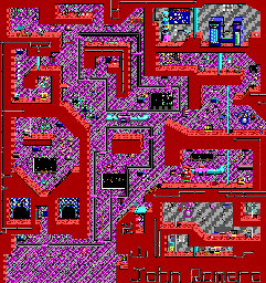 Thumbnail for a map of Level 04 for the PC game Commander Keen In "Goodbye, Galaxy!" - The Armageddon Machine.