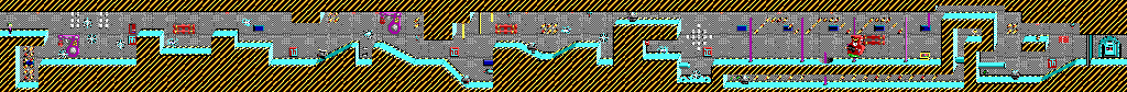 Thumbnail for a map of Level 07 for the PC game Commander Keen In "Goodbye, Galaxy!" - The Armageddon Machine.