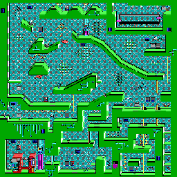 Thumbnail for a map of Level 08 for the PC game Commander Keen In "Goodbye, Galaxy!" - The Armageddon Machine.
